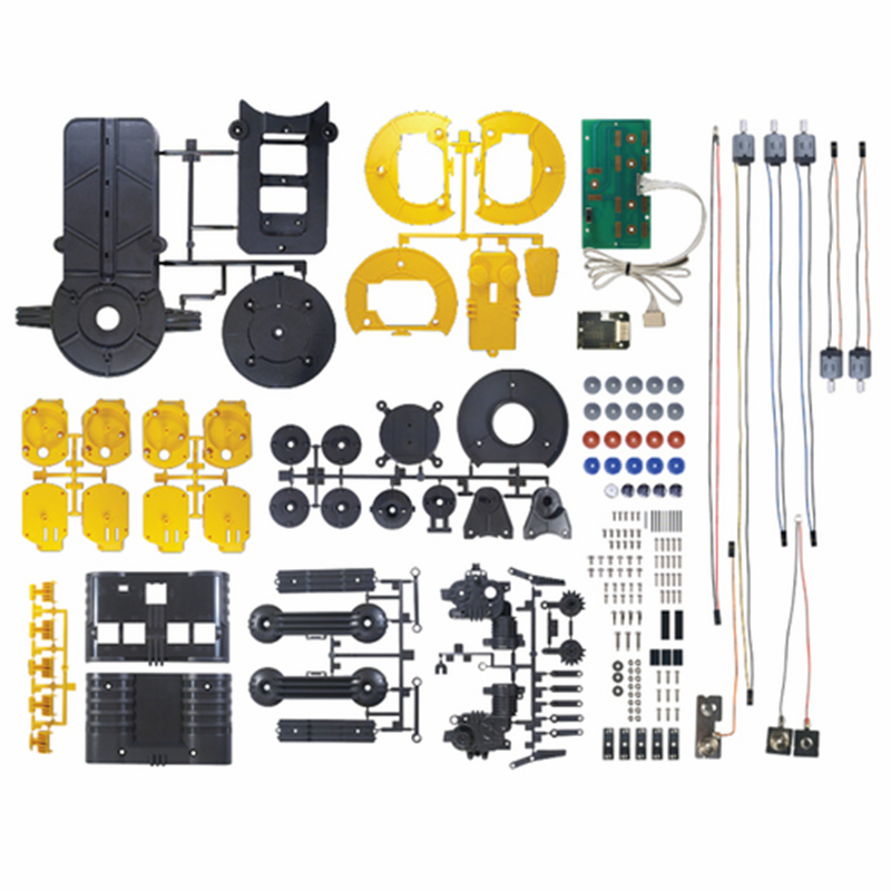 DIY-Robot-Arm-Kit-Five-axis-Joint-5-Motor-Control-LED-Light-Science-Experiment-Toys-1892434-7