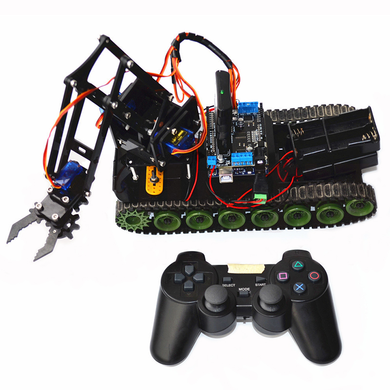 Remote-Control-Robot-Tank-Toys-RC-Robot-Chassis-Kit-With-Servo--PS2-Mearm-1237694-1