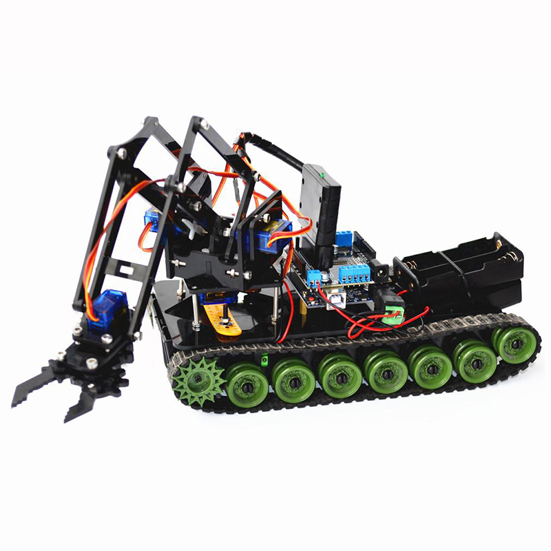 Remote-Control-Robot-Tank-Toys-RC-Robot-Chassis-Kit-With-Servo--PS2-Mearm-1237694-2