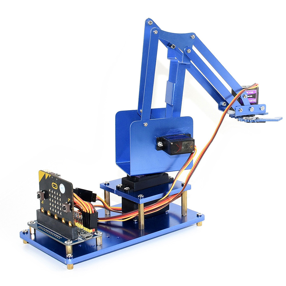 Waveshare-DIY-Microbit-Metal-4DOF-RC-Robot-Arm-Kit-With-Digital-Servos-1467174-5