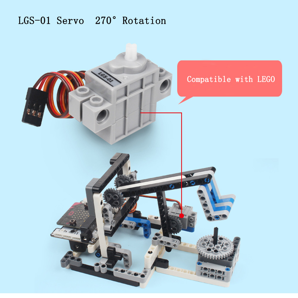 LOBOT-LGS-01-Micro-Anti-block-Servo-270deg-Rotation-Compatible-With-LEGO-Blocks-1511407-4