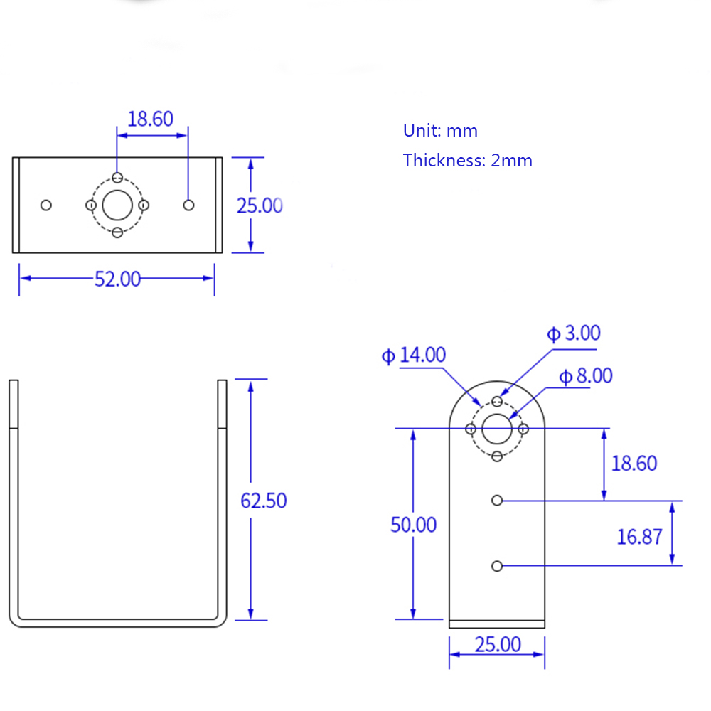 XIAO-R-Aluminous-U-Type-DIY-Manipulating-Robot-Arm-Servo-Support-Holder-1340258-6