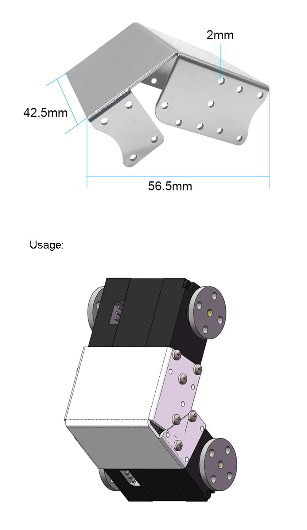 ZL-TECH-DIY-Model-Metal-Holder-For-RC-Robot-Arm-Car-1418819-10