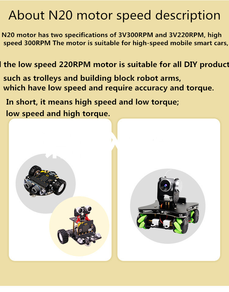 yahboom-N20-Miniature-DC-Gear-Motor-Smart-Car-Gear-Motor-1669456-3