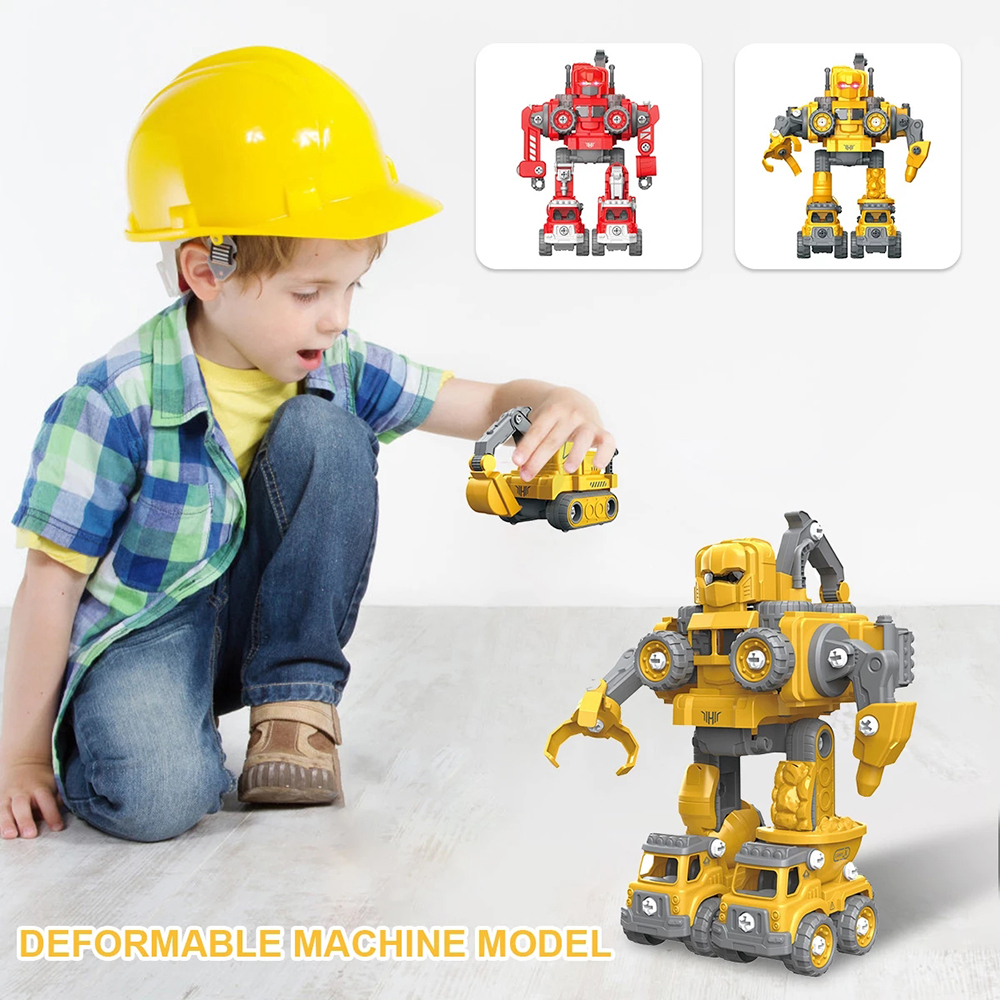 131Pcs133Pcs-5in1-DIY-Deformation-Construction-Vehicle-Smart-Remote-Control-Built-Block-RC-Robot-Toy-1919110-5