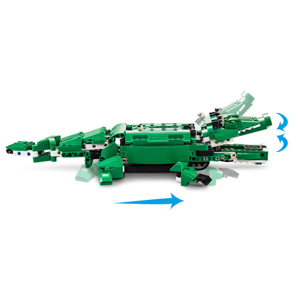 CaDA-C51035-DIY-2-in-1-Dinosaur-Crocodile-Smart-RC-Robot-Block-Building-Gesture-Voice-Interaction-Ro-1611489-6