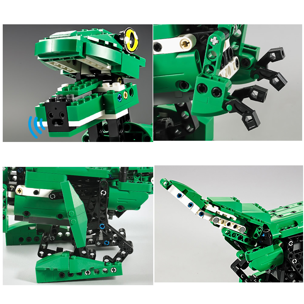 CaDA-C51035-DIY-2-in-1-Dinosaur-Crocodile-Smart-RC-Robot-Block-Building-Gesture-Voice-Interaction-Ro-1611489-7