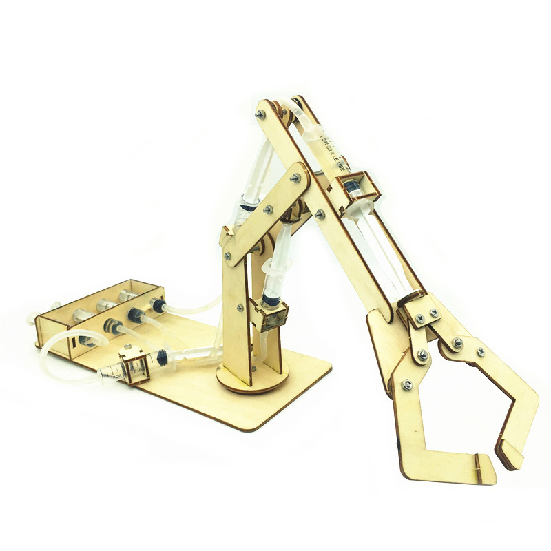 DIY-Educational-Electric-Piston-Cylinder-Hydraulic-Robot-Arm-Scientific-Toys-1294727-1