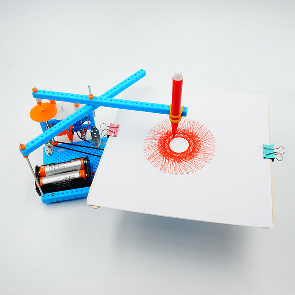 DIY-Plotting-Instrument-Toy-DIY-Plotter-Toy-Robot-Assembled-Toy-For-Children-1318508-1