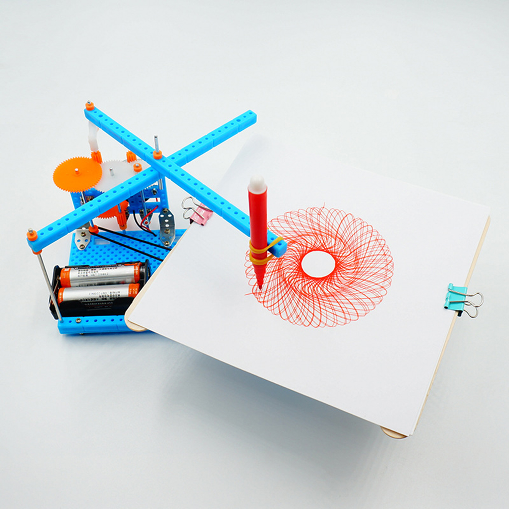 DIY-Plotting-Instrument-Toy-DIY-Plotter-Toy-Robot-Assembled-Toy-For-Children-1318508-3