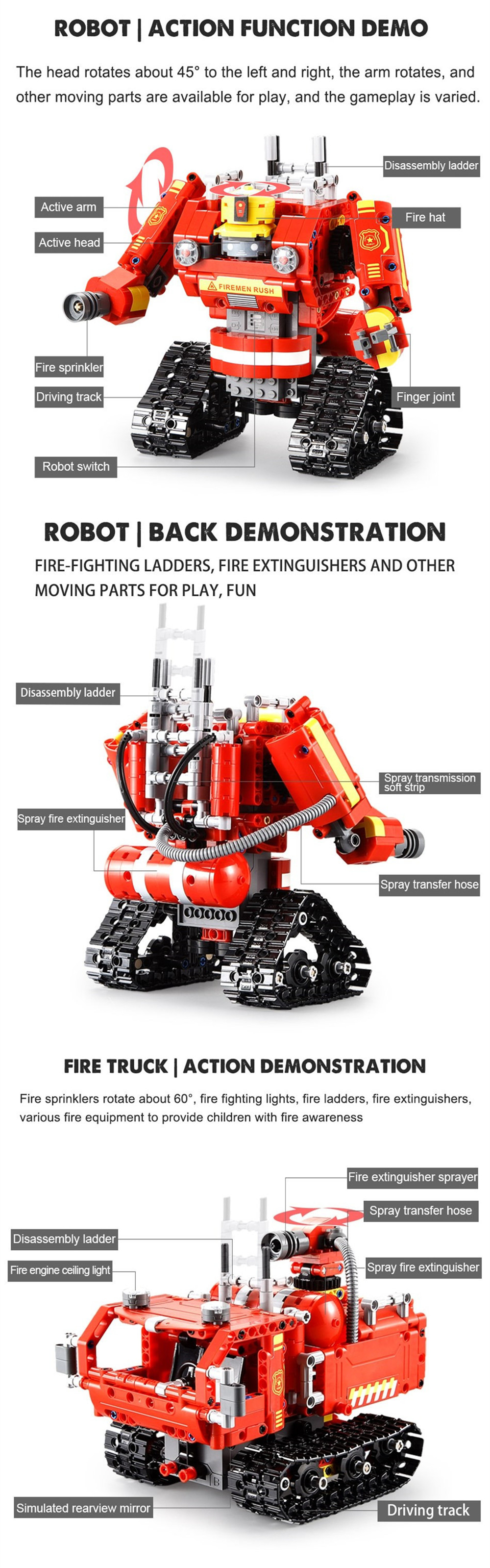 DOUBLE-E-CaDA-C51048W-DIY-24G-2-In-1-Block-Building-Flexible-Joint-RC-Tank-Truck-Robot-Assembled-Toy-1589466-2