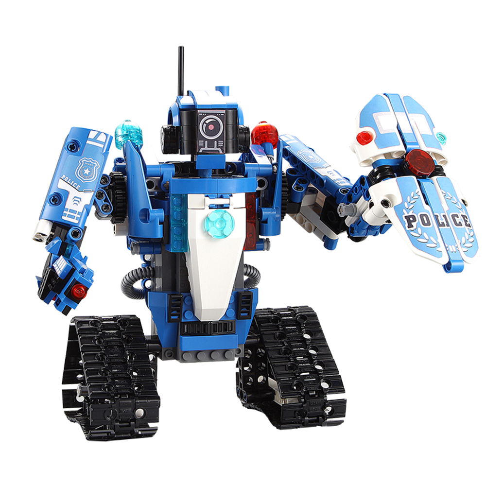 DOUBLE-E-CaDA-C51048W-DIY-24G-2-In-1-Block-Building-Flexible-Joint-RC-Tank-Truck-Robot-Assembled-Toy-1589466-5