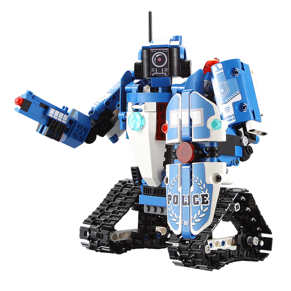 DOUBLE-E-CaDA-C51048W-DIY-24G-2-In-1-Block-Building-Flexible-Joint-RC-Tank-Truck-Robot-Assembled-Toy-1589466-6