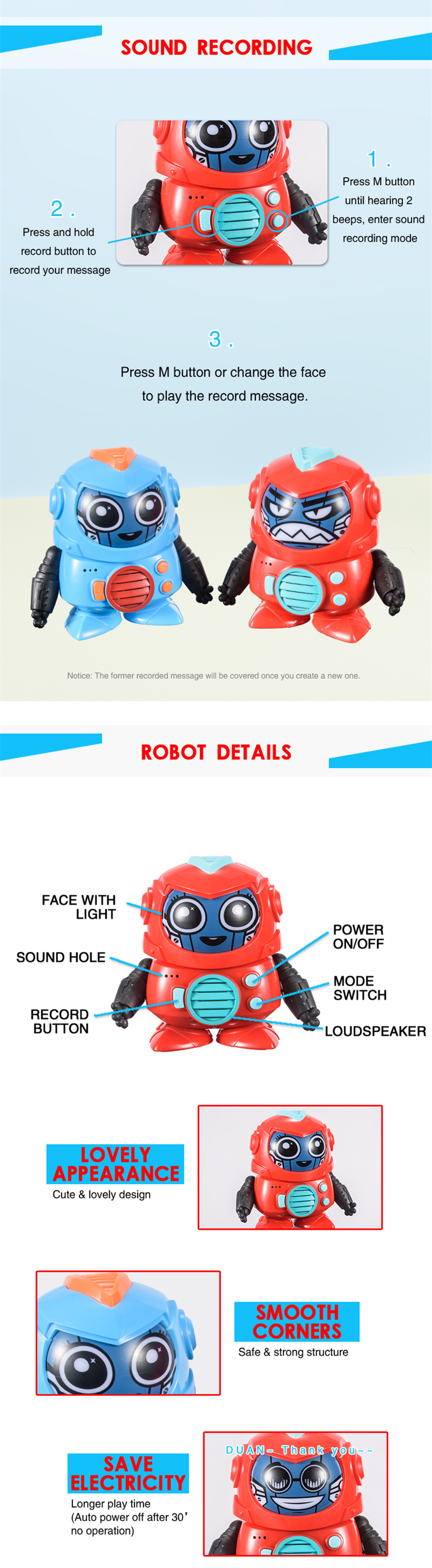 MOFUN-1902-Face-Changing-Voice-Record-Tone-Change-Interact-RC-Robot-Toy-1647981-2