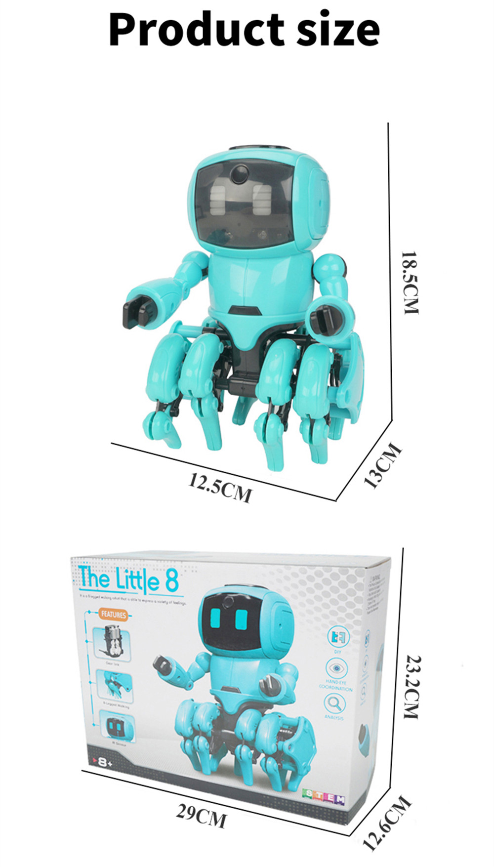 Mofun-962-DIY-STEAM-8-Legged-Smart-RC-Robot-Gesture-Sensing-Infrared-Following-Obstacle-Avoidance-As-1600692-5