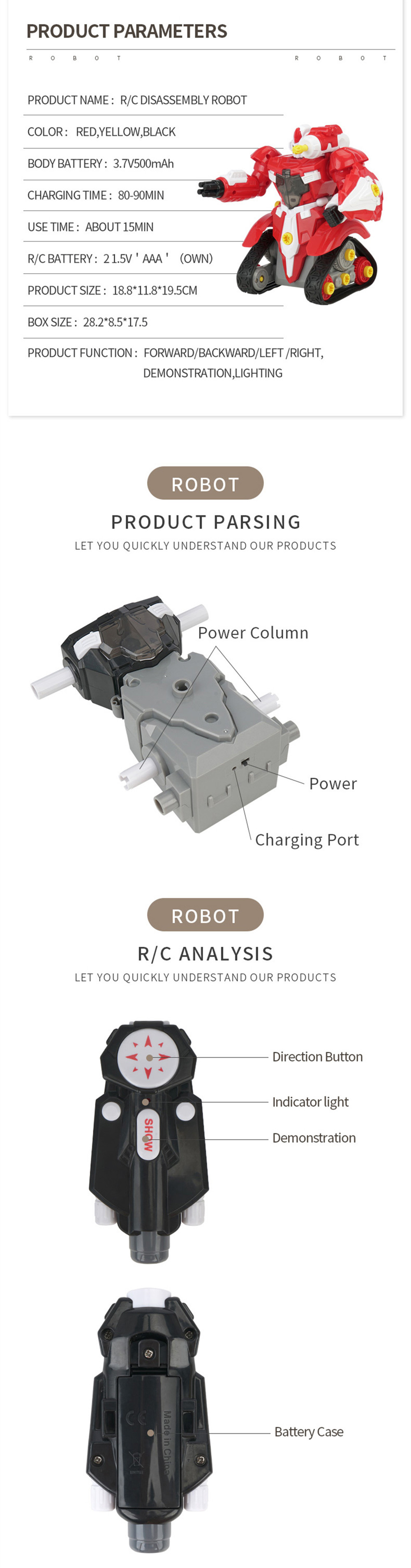 Mofun-Q033-DIY-Smart-24G-Block-Building-One-Key-Demonstration-360deg-Rotation-RC-Robot-Toy-1589349-4