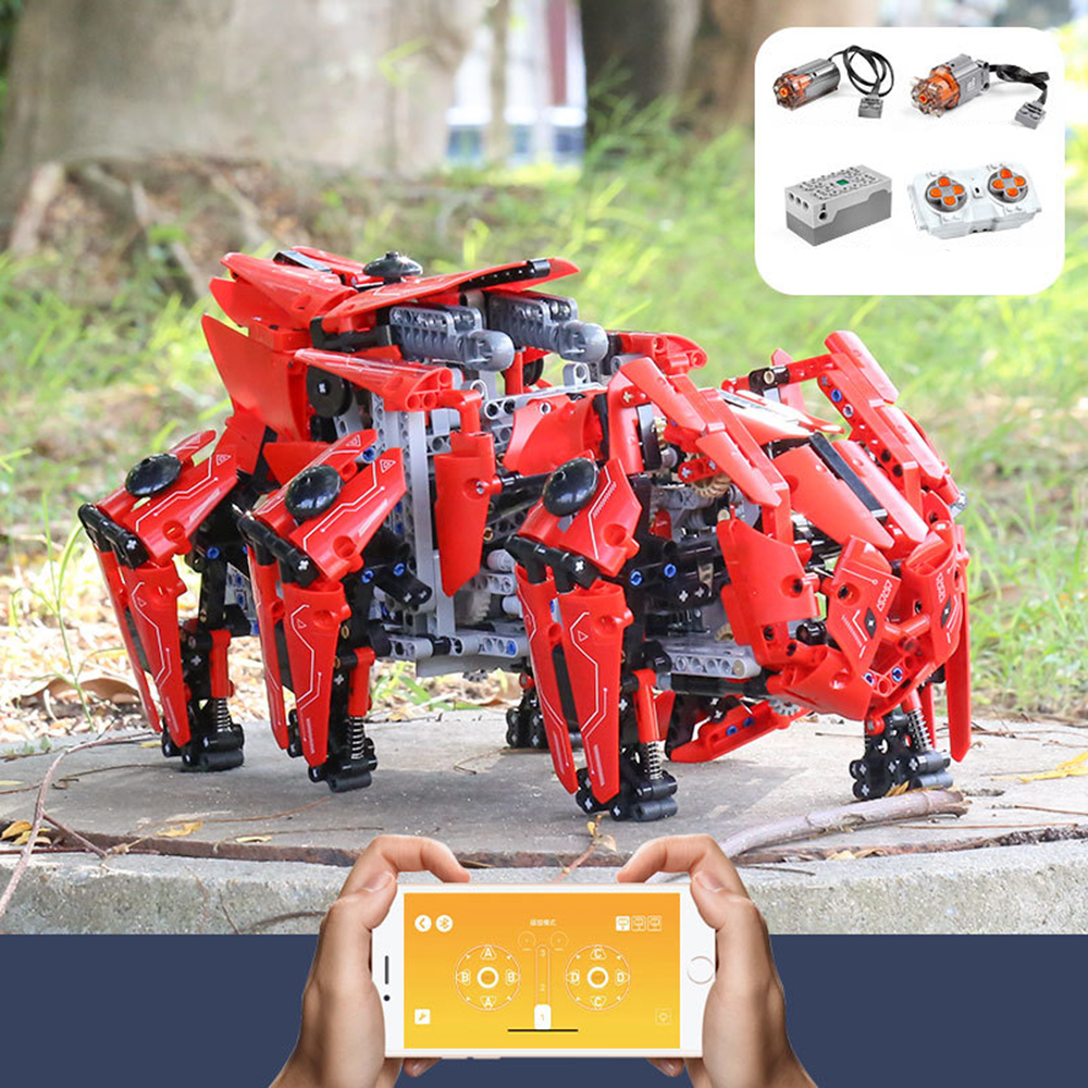 Mould-King-20005-DIY-Six-legged-Robot-APP-Control-Assembled-Building-Block-Bricks-Toy-Model-for-Boys-1919103-5