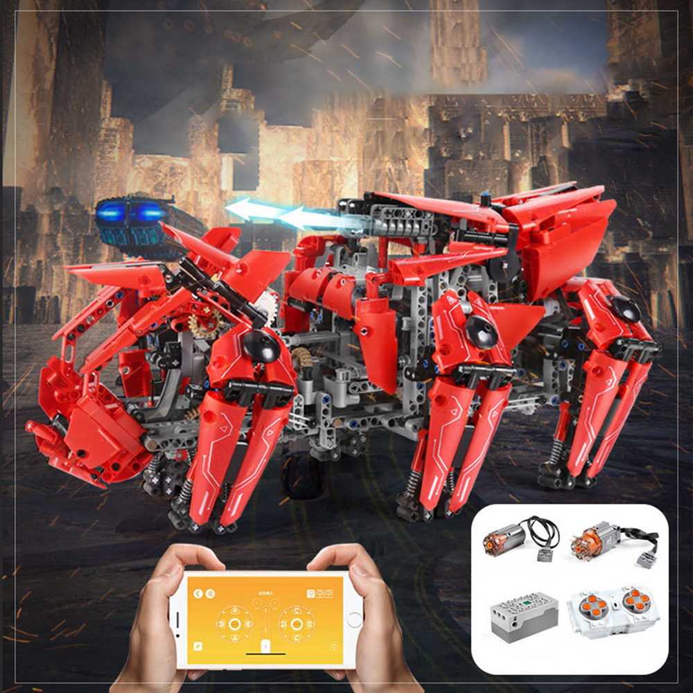 Mould-King-20005-DIY-Six-legged-Robot-APP-Control-Assembled-Building-Block-Bricks-Toy-Model-for-Boys-1919103-8