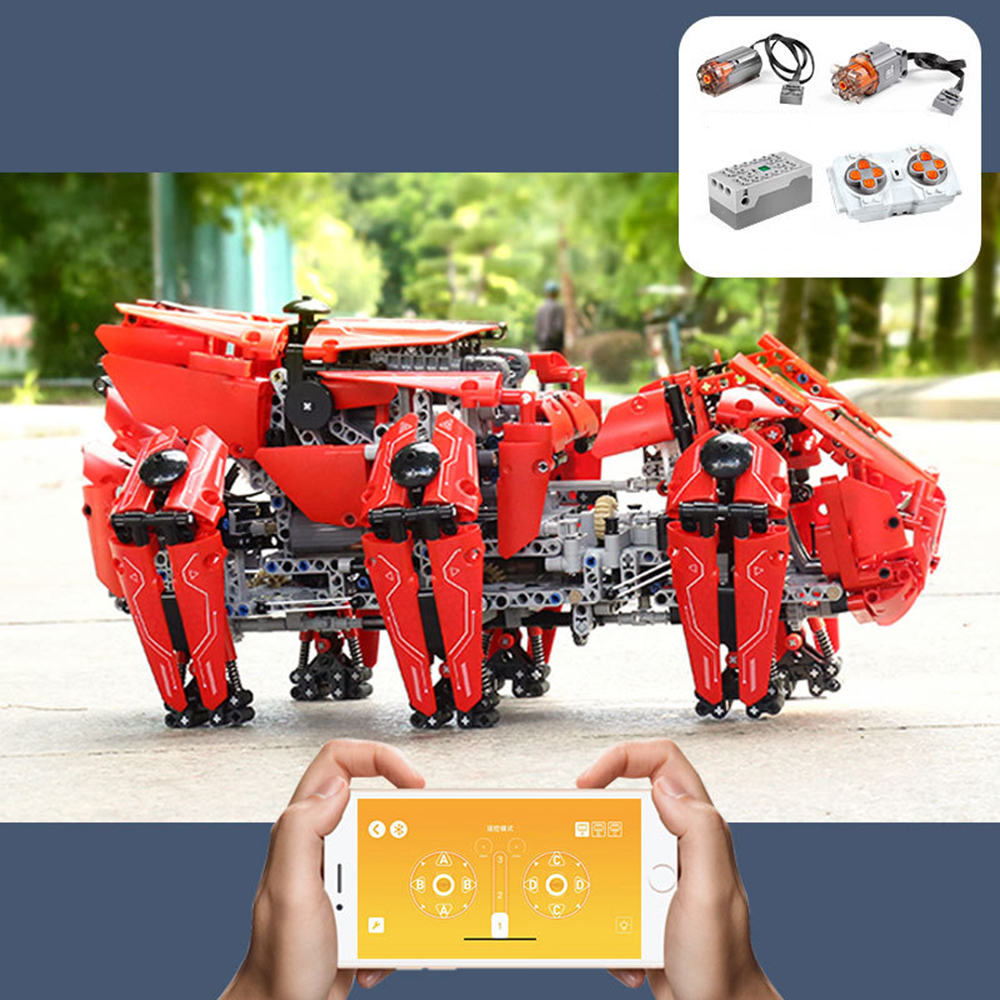 Mould-King-20005-DIY-Six-legged-Robot-APP-Control-Assembled-Building-Block-Bricks-Toy-Model-for-Boys-1919103-9