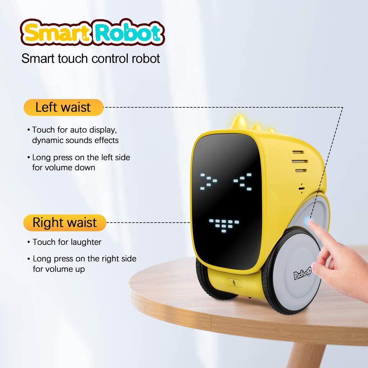 Pickwoo-Smart-Touch-Control-Robot-Singing-Dancing-Voice-Gesture-Control-Robot-Toy-1895678-1