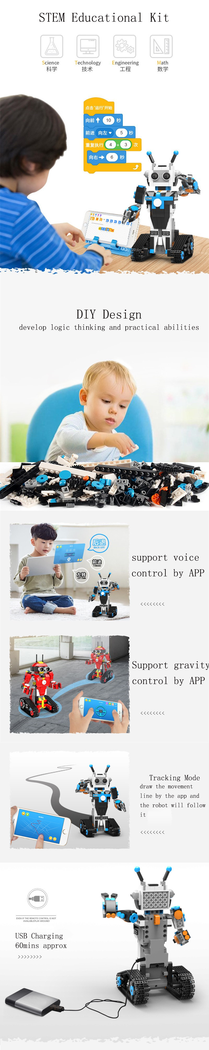 XuanPing-DIY-STEAM-Block-Building-RC-Robot-Stick--App-Control-Progarmmable-Robot-Toy-1637182-3