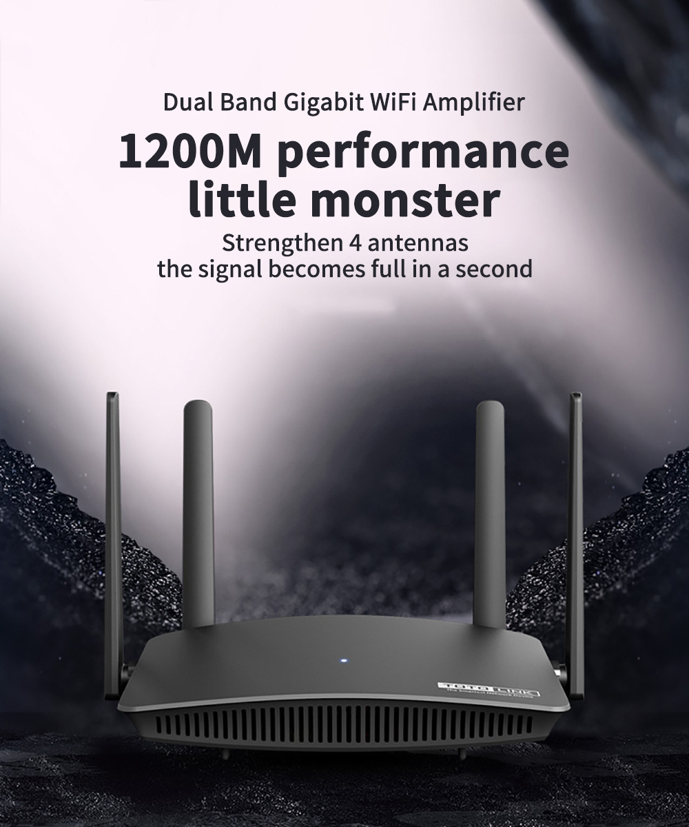 TOTOLINK-1200Mbps-Router-Wireless-Dual-Band-4--External-Antenna-Router-Gigabit-WiFi-Amplify-Repeater-1904602-1