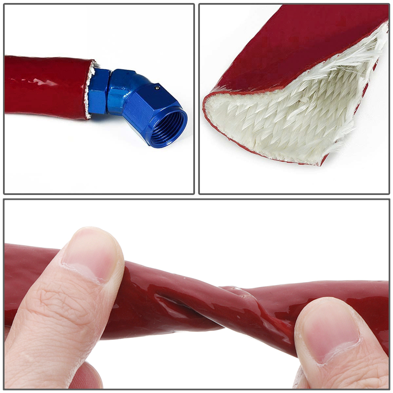 8101220mm-Fibreglass-Fire-Sleeving-50cm-Protective-Heat-Fire-Shield-Silicone-Hose-1406270-5