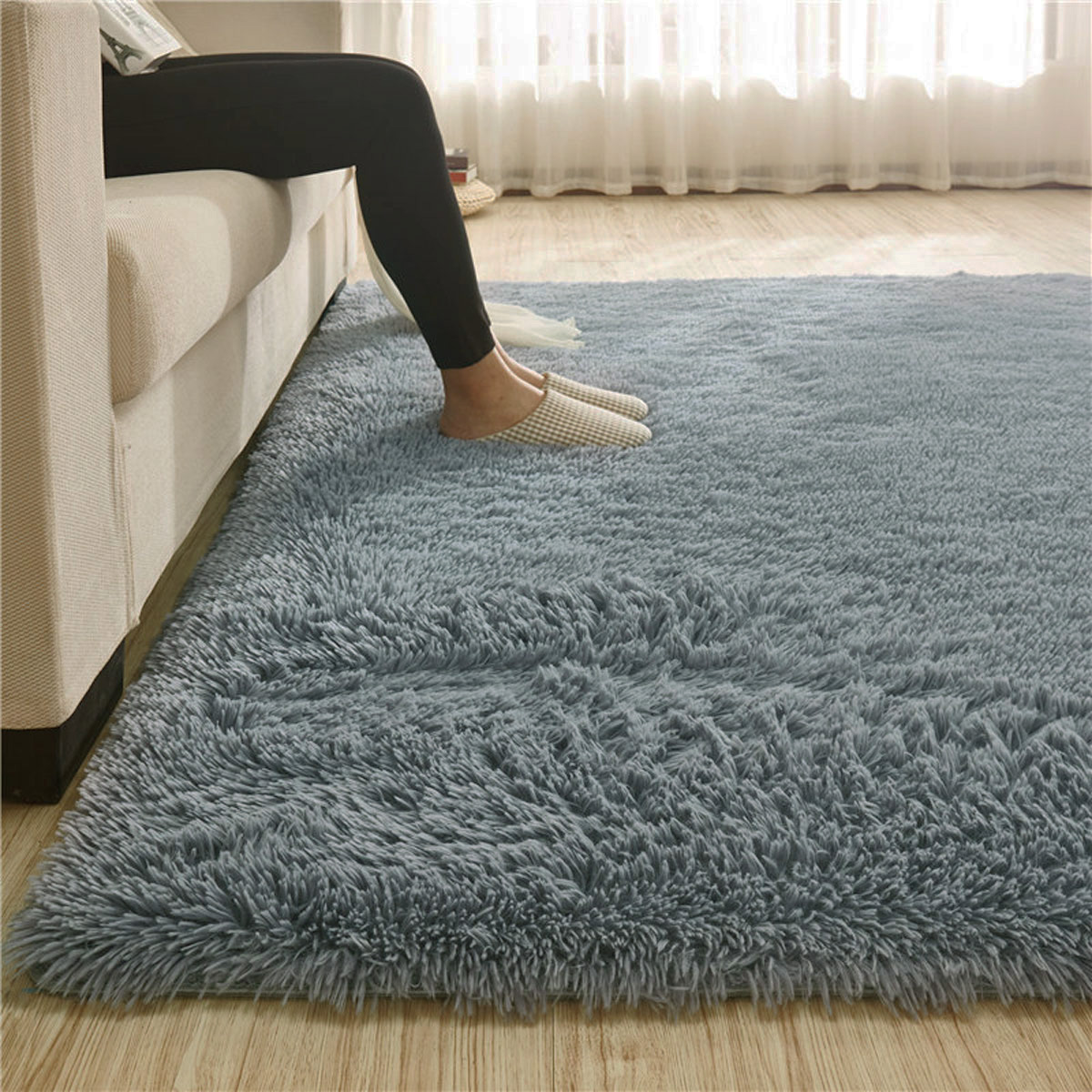 110x160-Fluffy-Rugs-Modern-Shaggy-Area-Rug-Room-Home-Bedroom-Carpet-Floor-Mat-Yoga-Mats-1560268-3