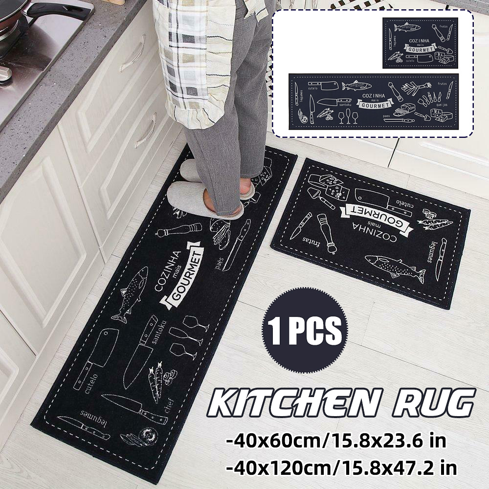 1PCS-Anti-slip-Kitchen-Rug-Floor-Mat-Doormat-Runner-Washable-Anti-bacterial-Carpet-1876137-1