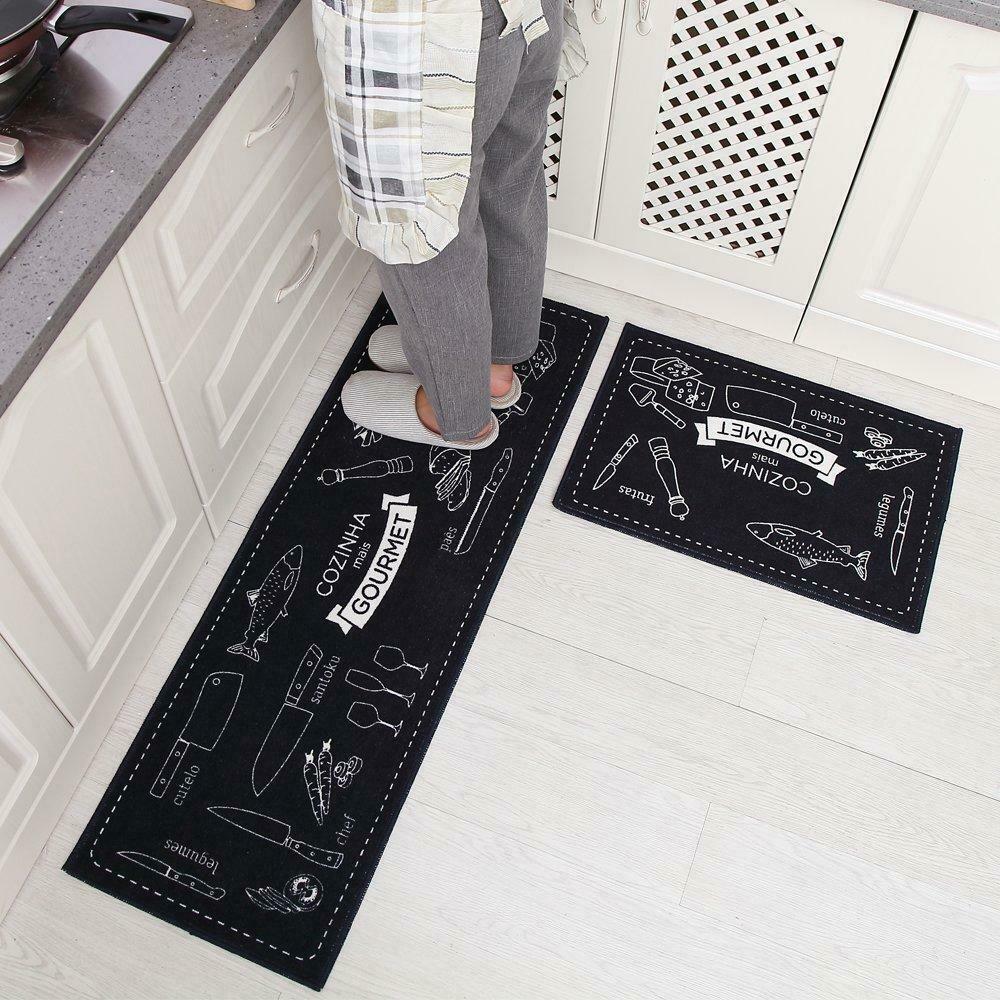 1PCS-Anti-slip-Kitchen-Rug-Floor-Mat-Doormat-Runner-Washable-Anti-bacterial-Carpet-1876137-2
