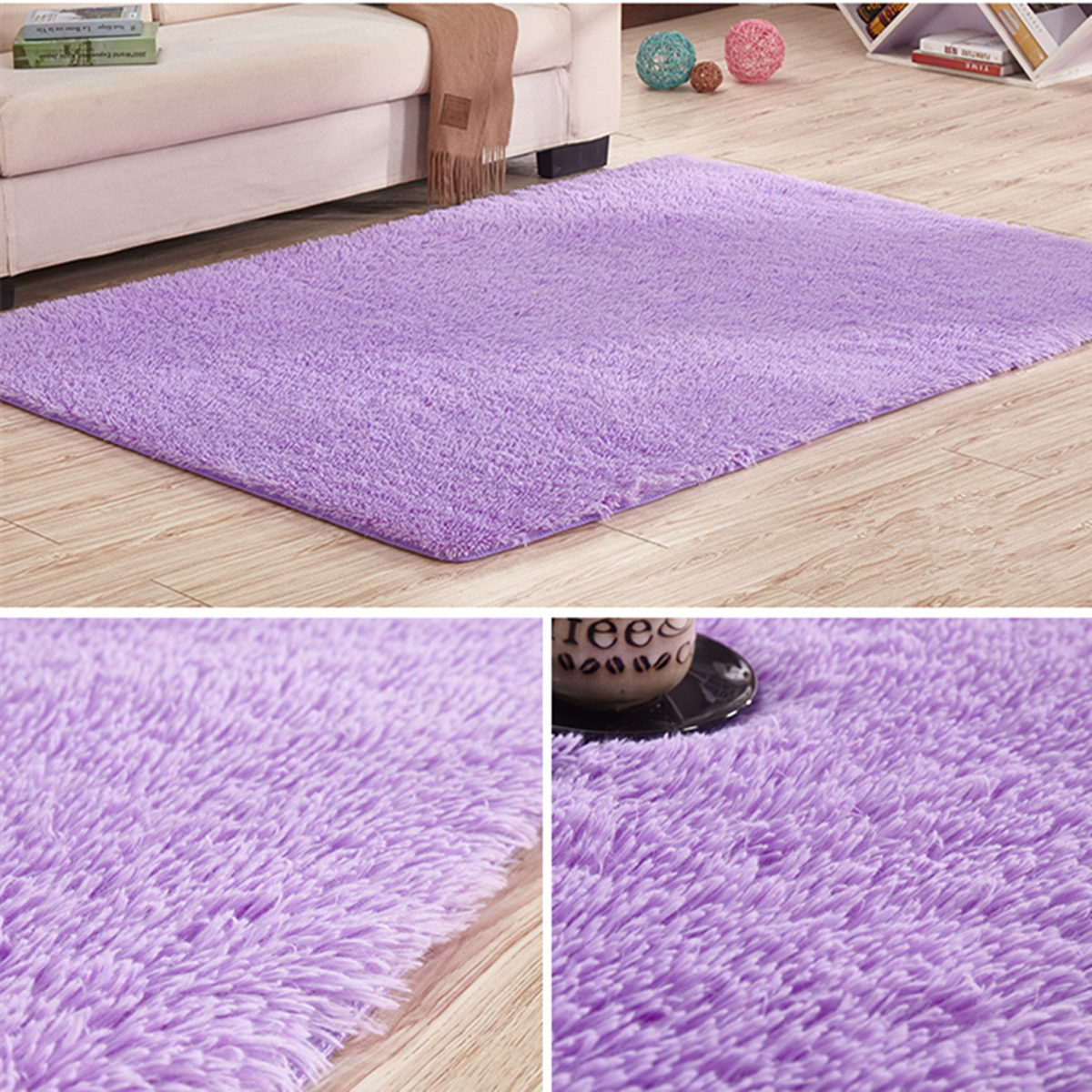 80cm-x-160cm-Purple-Soft-Fluffy-Anti-Skid-Shaggy-Area-Rug-Living-Room-Home-Carpet-Floor-Mat-1140518-3