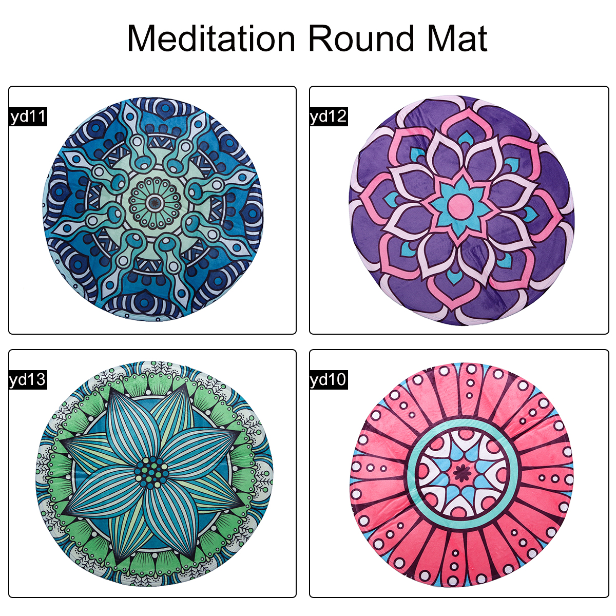 Round-Style-Decoration-Fluffy-Rugs-Shaggy-Carpet-Floor-Mat-Anti-Skid-at-Home-Bedroom-Yoga-Meditaion--1422497-3