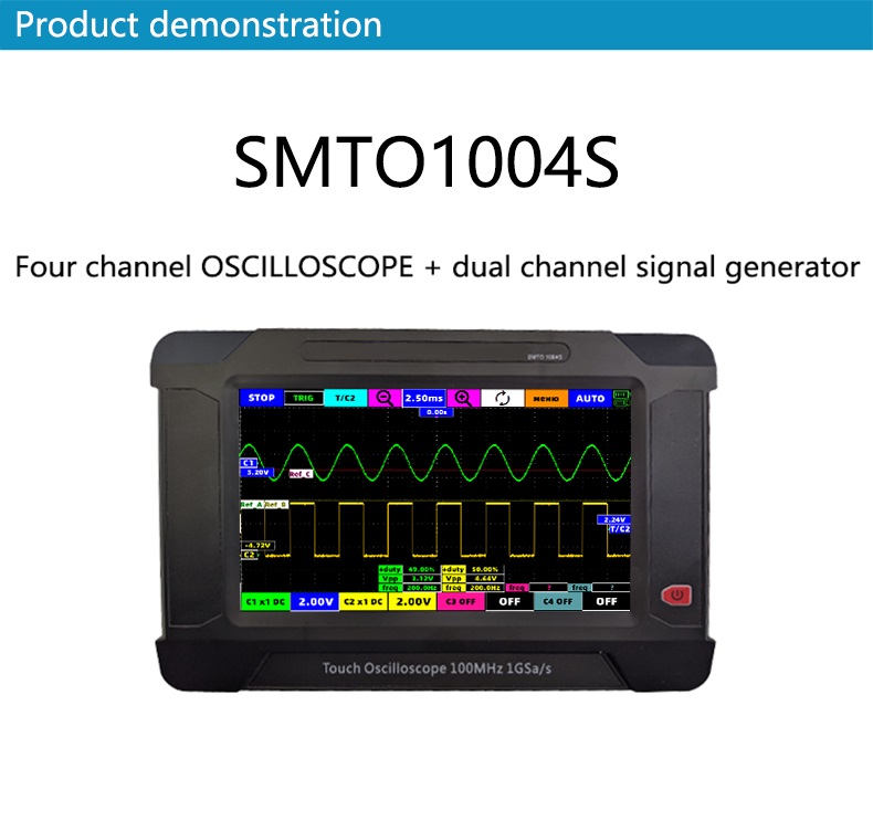 SMTO1004S-4Channel-Touch-Screen-Oscilloscope--2Channel-Signal-Generator-100M1G-Sampling-Rate-USB-Osc-1846577-4
