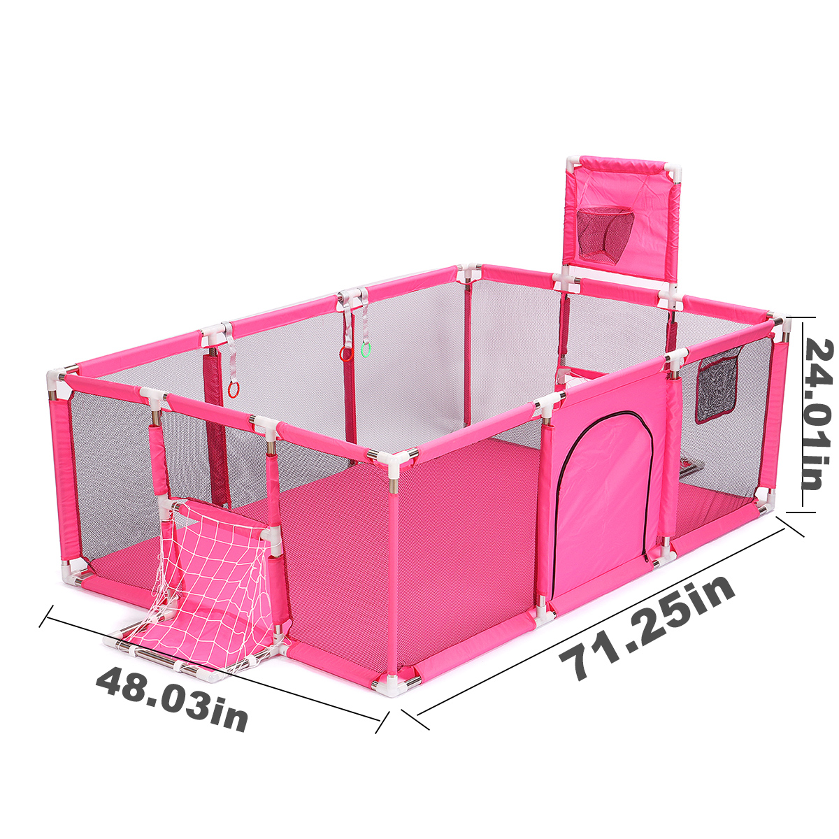 3-in-1-Baby-Playpen-Interactive-Safety-Indoor-Gate-Play-Yards-Tent-Basketball-Court-Kids-Furniture-f-1693785-19