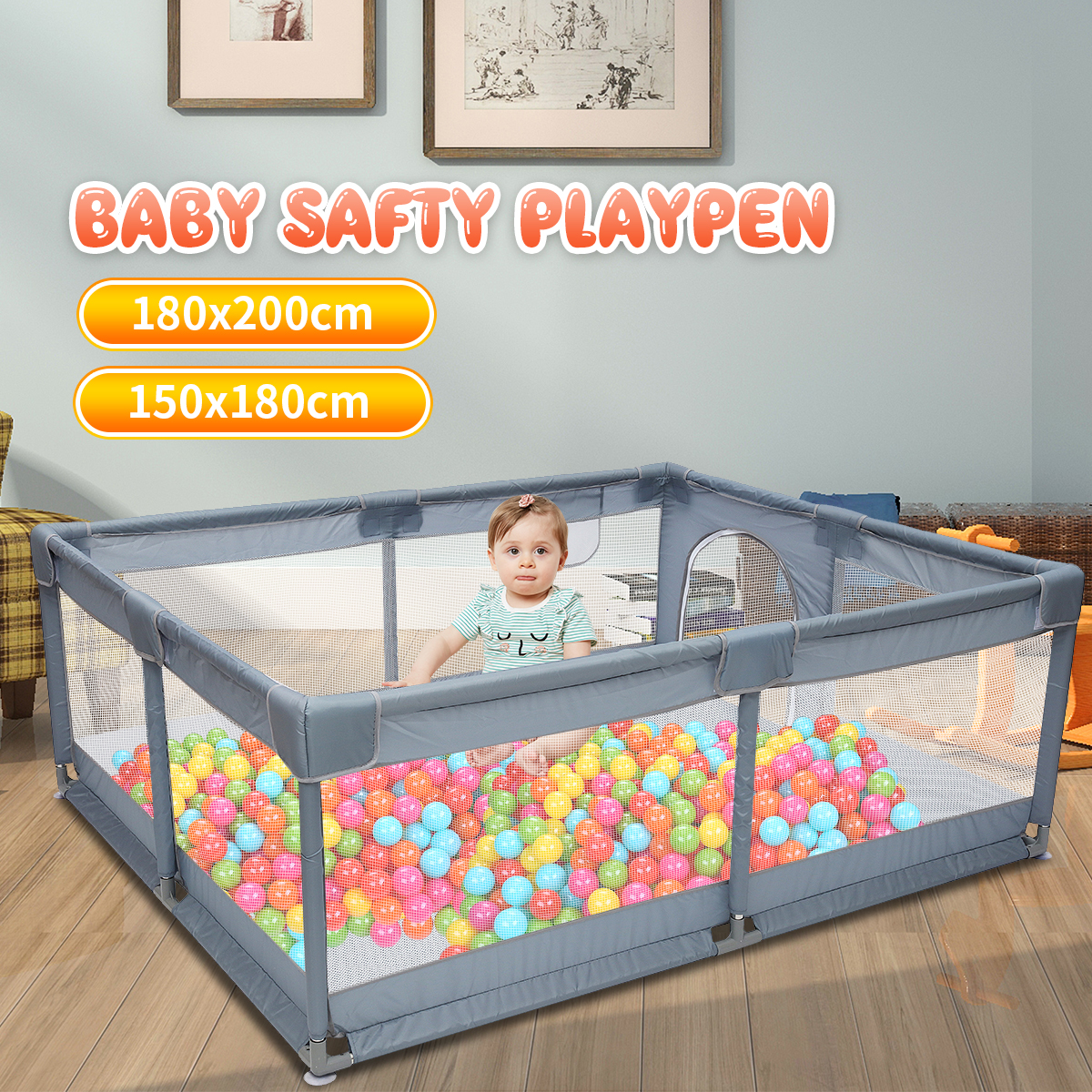 79-Baby-Playpen-Infants-Toddler-Safety-Kids-Packable--Portable-Play-Pens-Activity-Play-Yard-Gate-for-1935215-10