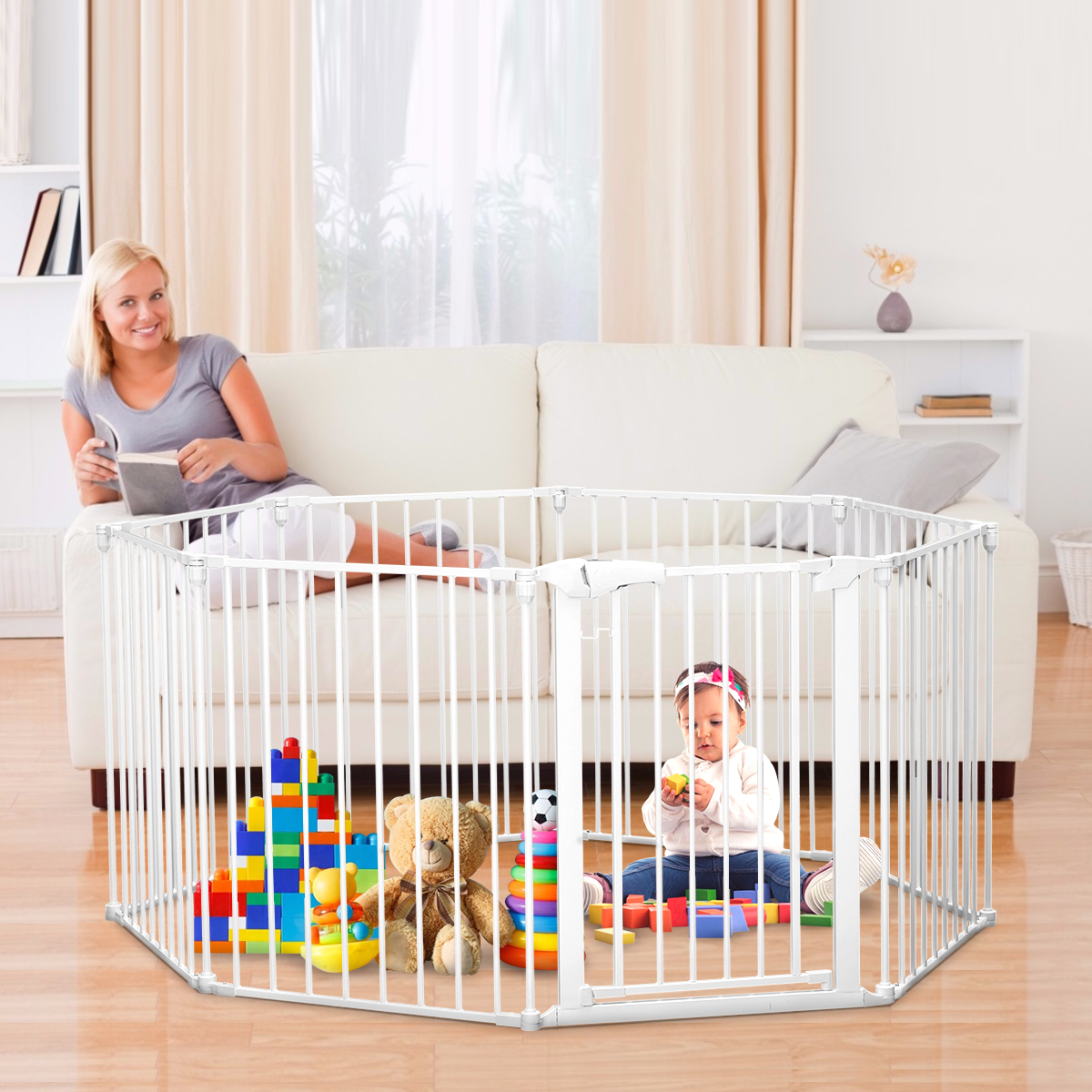 Comomy-198-inch-Long-Baby-Gate-Extra-Wide-Baby-Gate-Play-Yard-8-Panel-Foldable-Safety-Gate-for-Pet-C-1933282-2