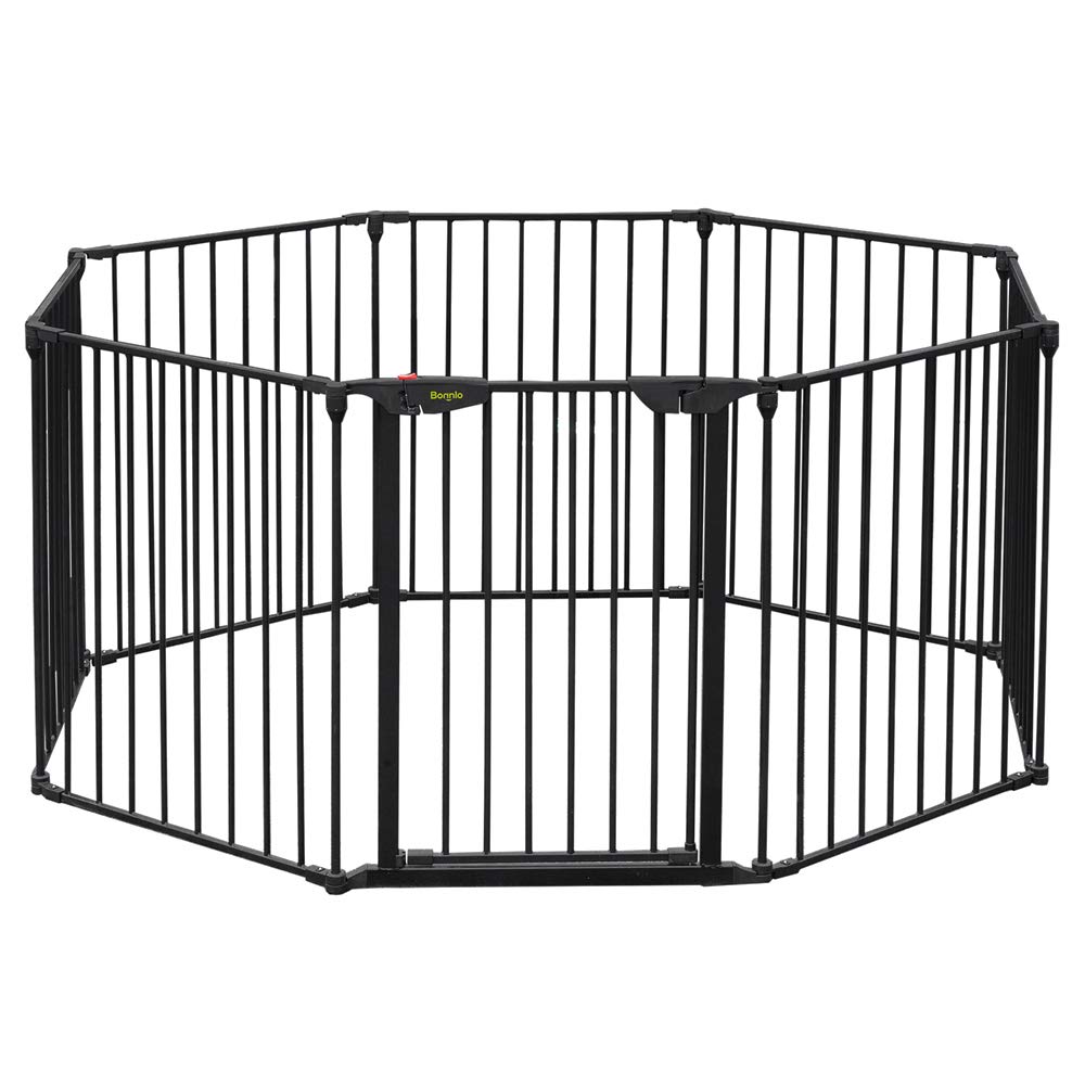 Comomy-198-inch-Long-Baby-Gate-Extra-Wide-Baby-Gate-Play-Yard-8-Panel-Foldable-Safety-Gate-for-Pet-C-1933282-9