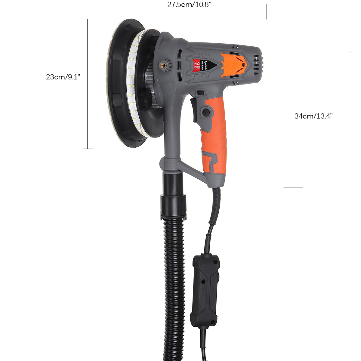 230mm-Diameter-1250W-Drywall-Sander-Sander-3000rpm-Automatic-Vacuum-System-W-Dual-LED-Light-Wall-Pol-1837412-11