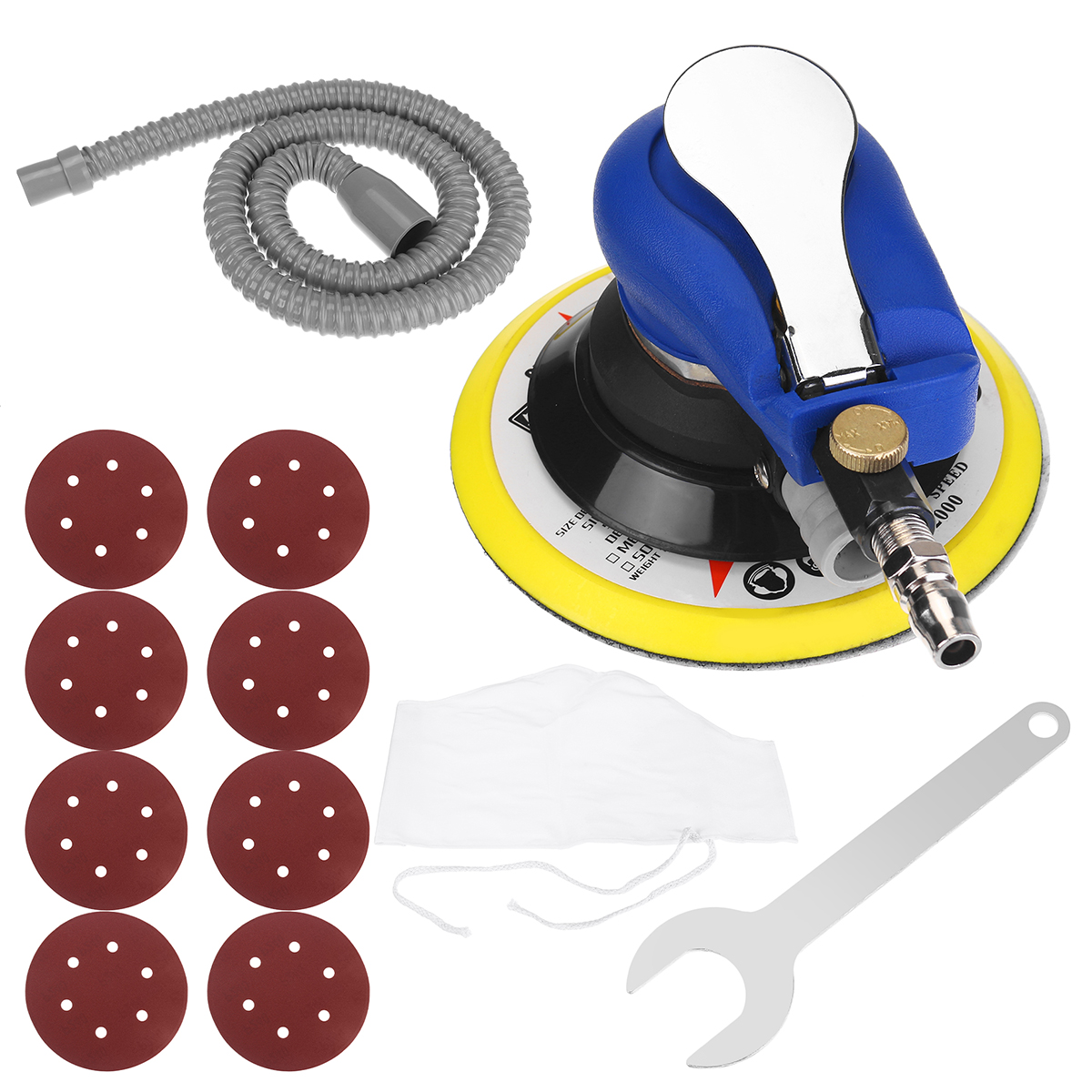 6quot-Air-Palm-Random-Orbital-Sander-150mm-Hand-Sanding-Pneumatic-Sanding-Tool-Set-1854873-3