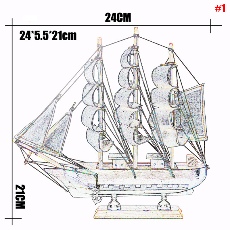 10-inch-DIY-Assembly-Marion-Wooden-Ship-Boats-Model-Sailing-Decor-Xmas-Gift-Toy-1549345-3