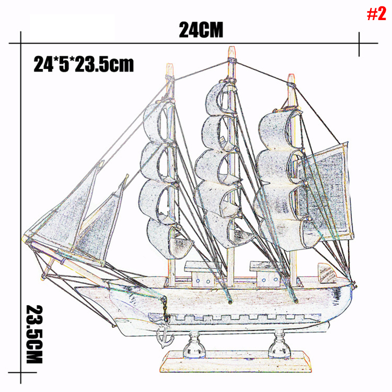 10-inch-DIY-Assembly-Marion-Wooden-Ship-Boats-Model-Sailing-Decor-Xmas-Gift-Toy-1549345-6