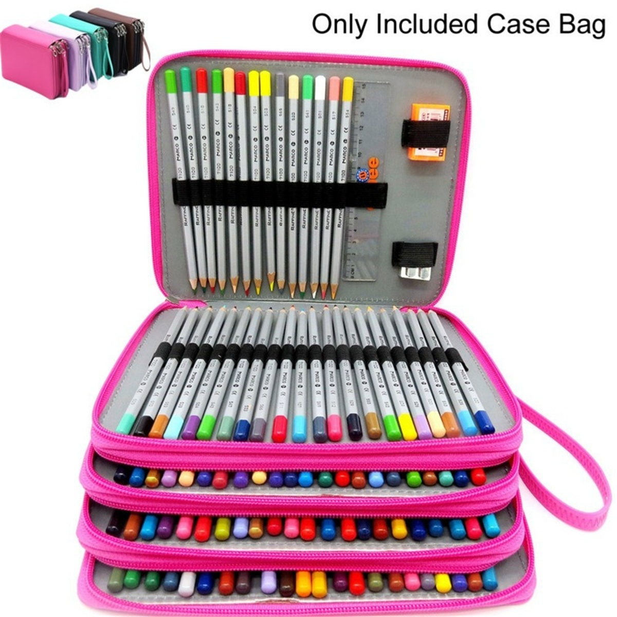184-Slots-Pencil-Case-Large-Capacity-Pen-Bag-Organizer-Foldable-Colored-Storage-1649297-1