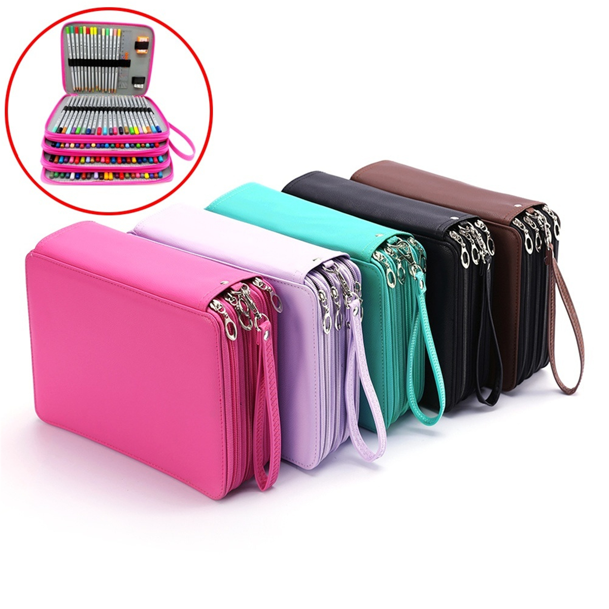 184-Slots-Pencil-Case-Large-Capacity-Pen-Bag-Organizer-Foldable-Colored-Storage-1649297-3