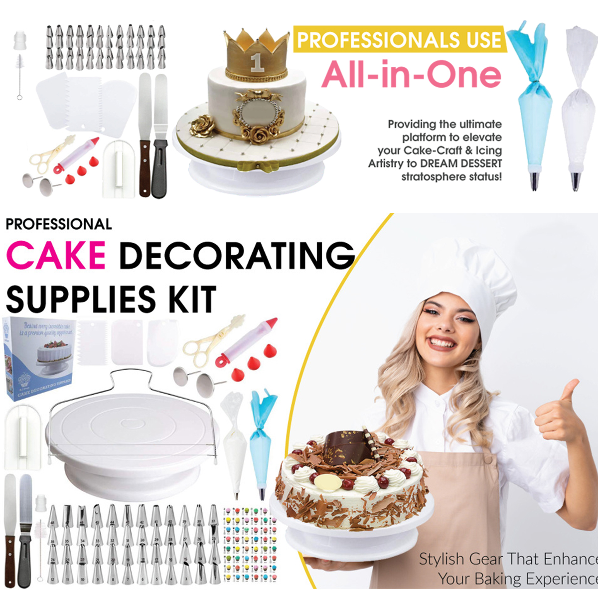 205pcsSet-Cake-Decorating-Equipment-Turntable-Icing-Nozzles-Spatula-Stand-Tool-1677416-1
