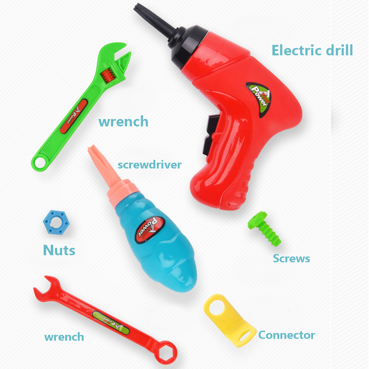 211PCS-DIY-Electric-Drill-Screwdriver-Toys-Nut-Disassembly-3D-Puzzle-Kids-Educational-Toys-Gift-1740223-3
