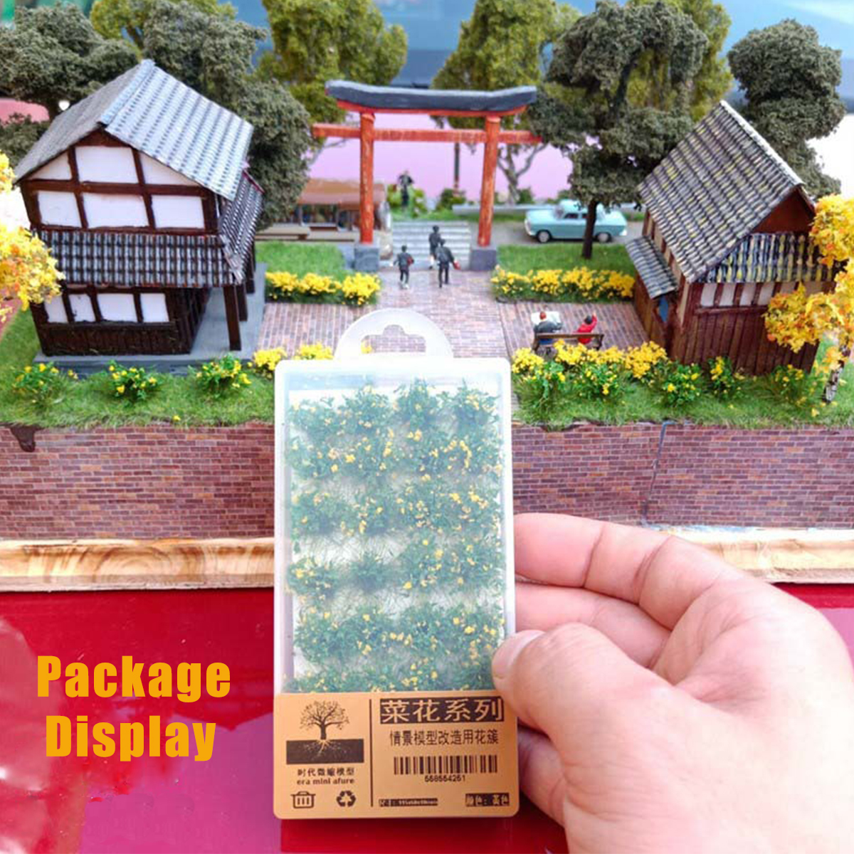 28Pcs-135HO-Flower-Clusters-Miniature-Model-DIY-Building-Landscape-Modelling-Material-1648209-2