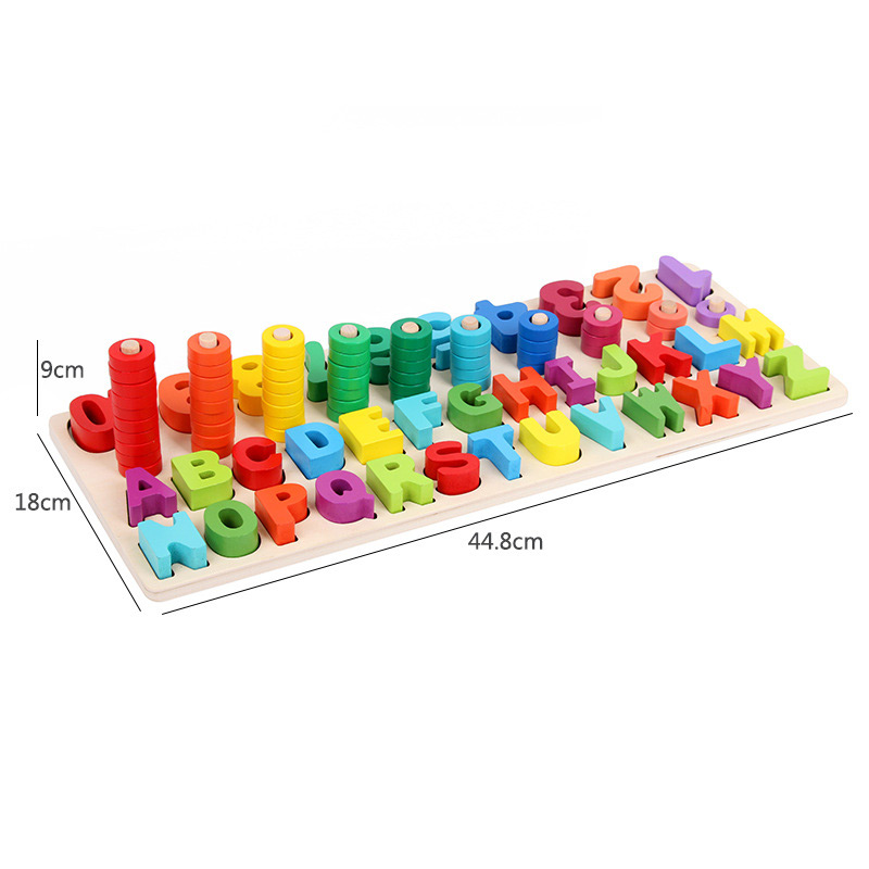 3-in-1-Arithmetic-Digital-Shape-Logarithmic-Board-Letter-Blocks-Kids-Childs-Early-Educational-Toys-1581946-3