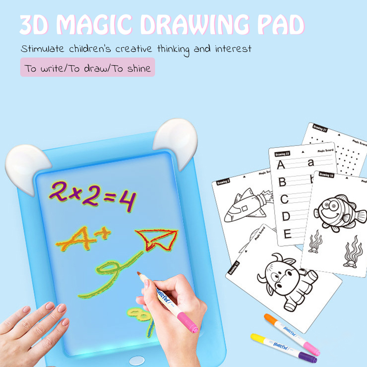 3D-Magic-Drawing-Pad-Childrens-Brain-Development-Puzzle-Board-With-Light-1530929-3