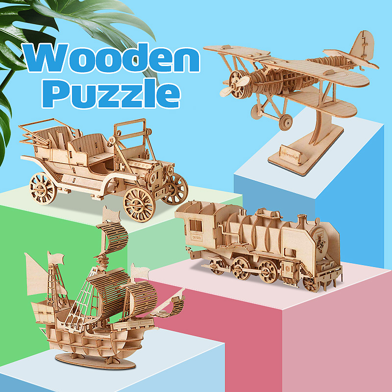 3D-Wooden-Puzzle-Assembly-Model-DIY-Animal-Cat-Wood-Craft-Kids-Educational-Toys-Gift-1647393-1