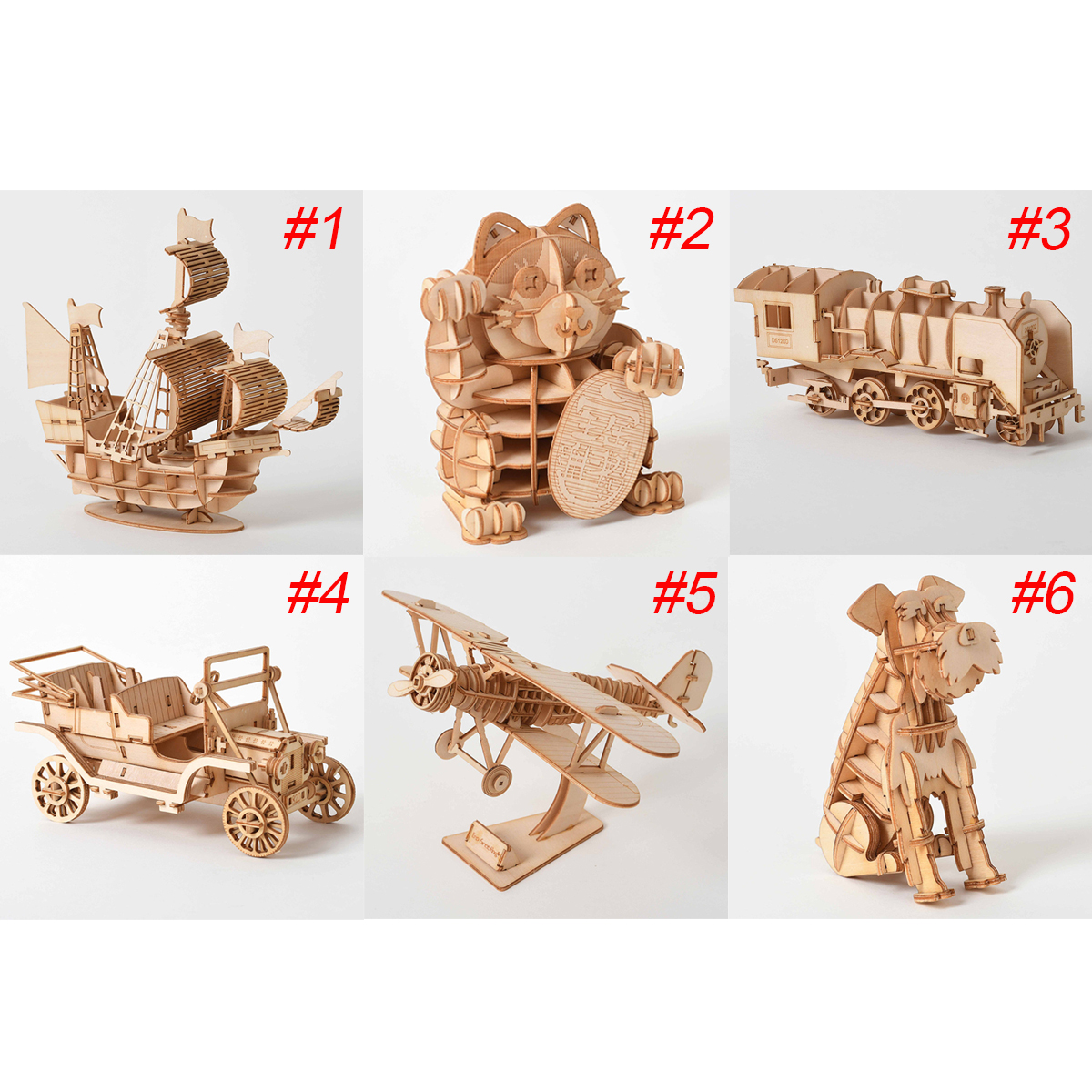 3D-Wooden-Puzzle-Assembly-Model-DIY-Animal-Cat-Wood-Craft-Kids-Educational-Toys-Gift-1647393-3